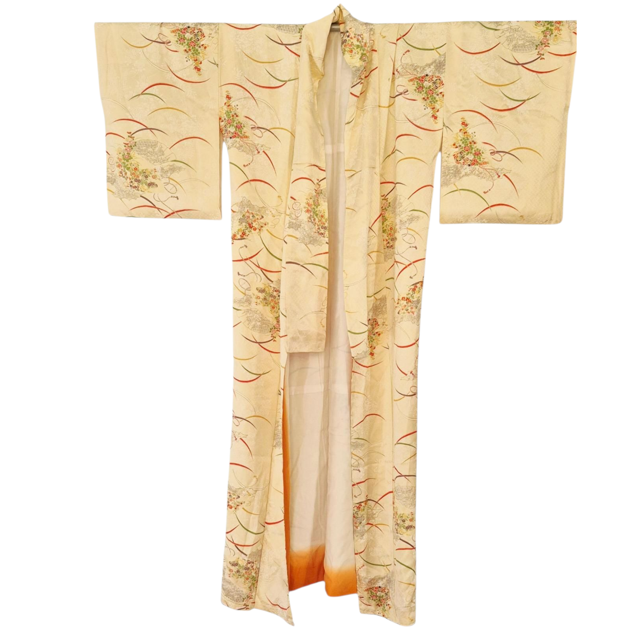 Złoto-żółte kimono komon
