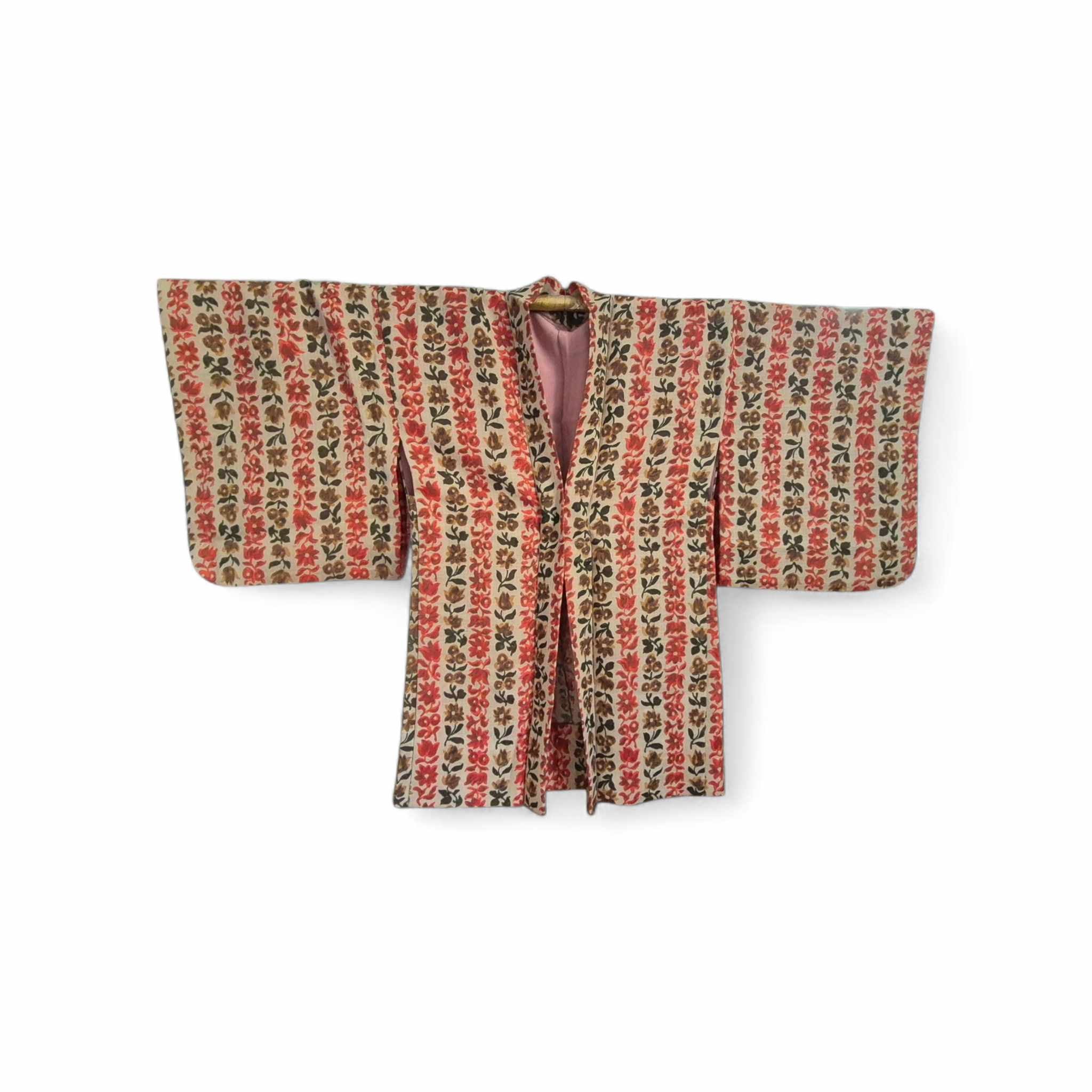 Ręcznie malowane vintage haori z Japonii.