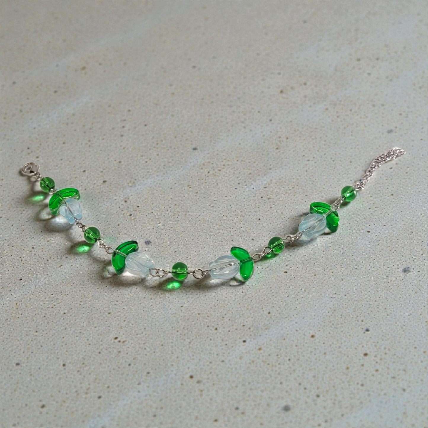 Bransoletka tulipany błękitne