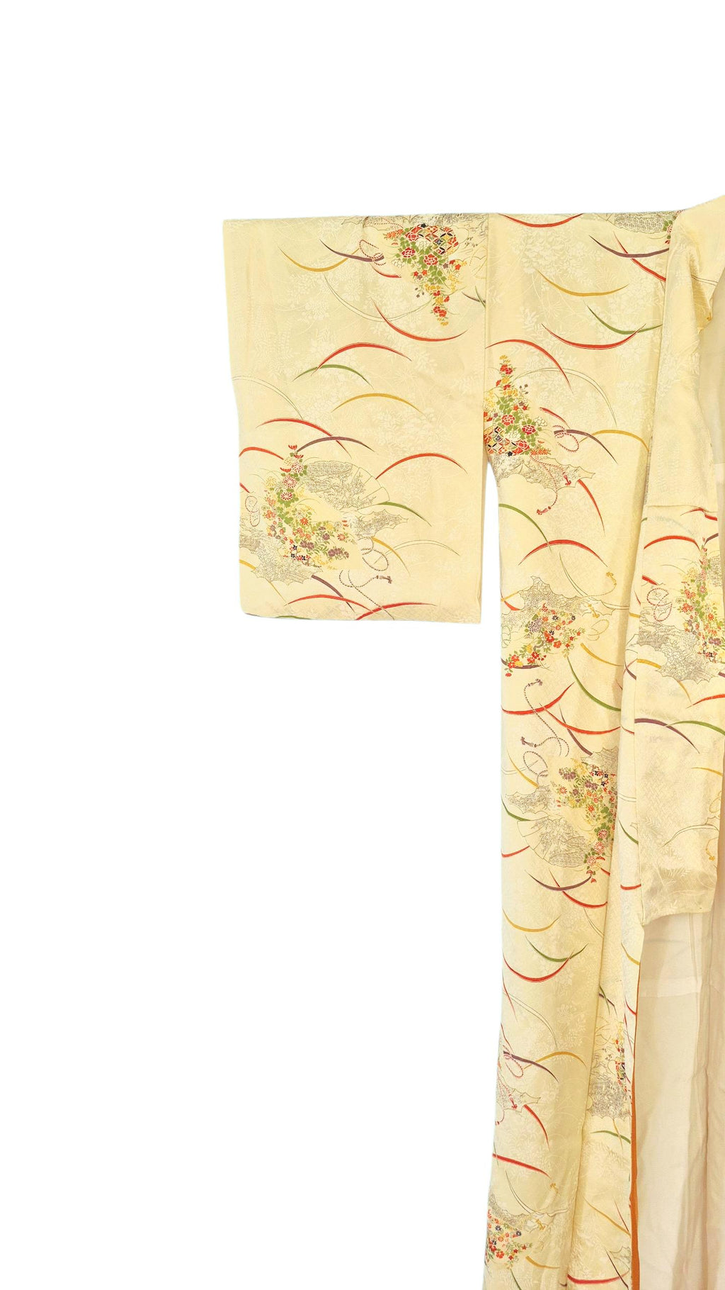 Złoto-żółte kimono komon