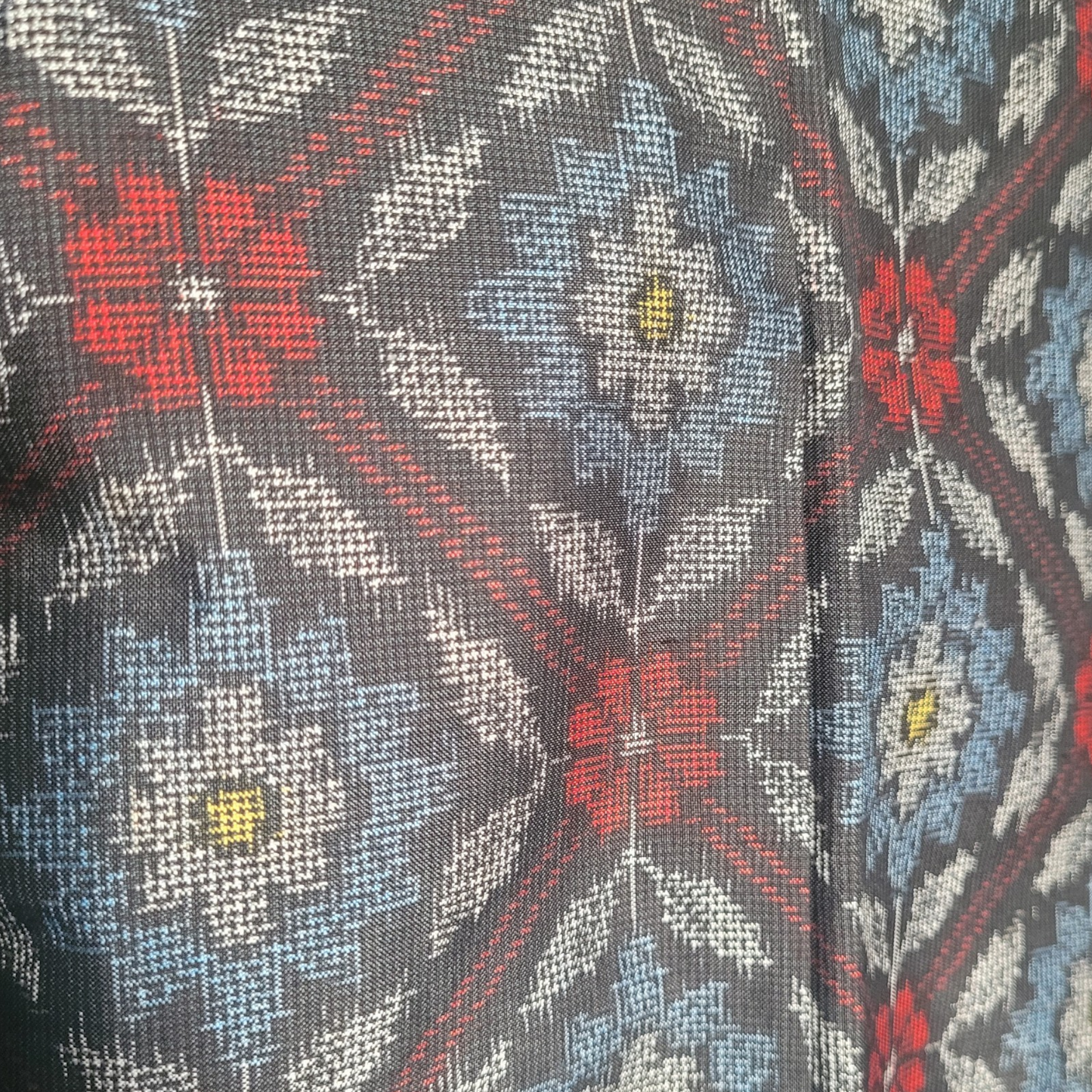 Oshima tsumugi haori jedwabne